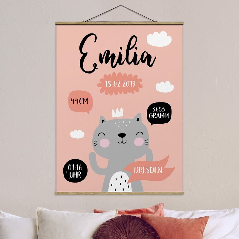 

Imagen de tela - The Happy Kitty Own Words - Alto 4:3 Dimensión LxA: 66.4cm x 50cm