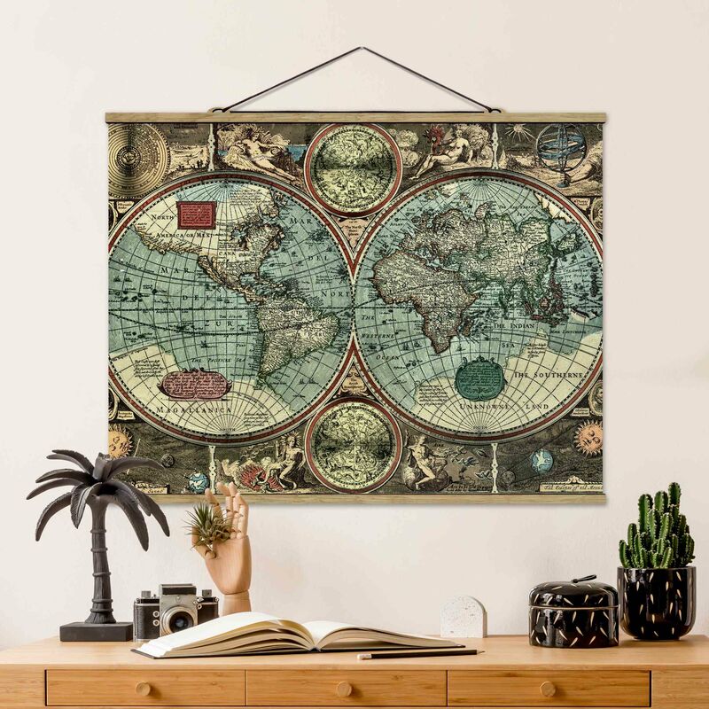 

Imagen de tela - The Old World - Apaisado 3:4 Dimensión LxA: 75cm x 100cm
