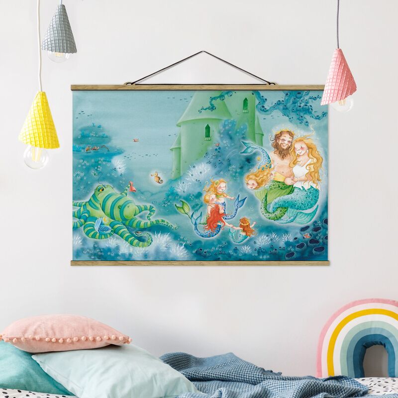 

Imagen de tela - The Sea Horse Is Allowed To Stay - Apaisado 2:3 Dimensión LxA: 66.5cm x 100cm