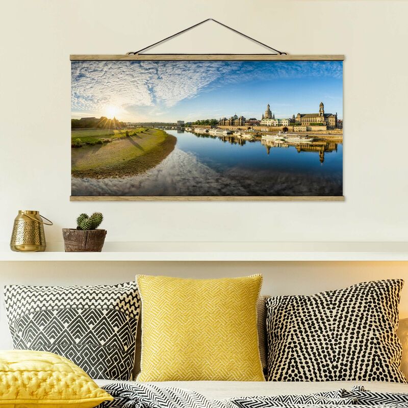

Imagen de tela - The White Fleet Of Dresden - Apaisado 1:2 Dimensión LxA: 40cm x 80cm