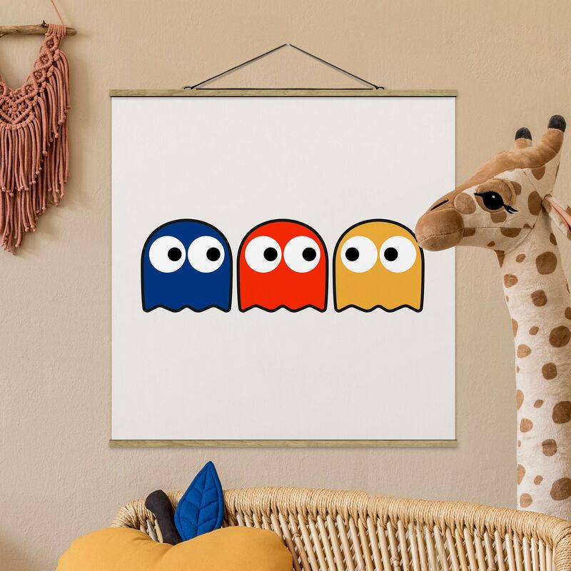 

Imagen de tela - Three Little Ghosts - Cuadrado 1:1 Dimensión LxA: 80cm x 80cm