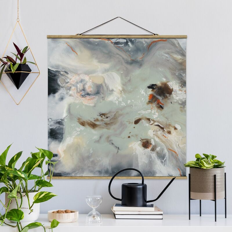 

Imagen de tela - Tide With Flotsam IV - Cuadrado 1:1 Dimensión LxA: 100cm x 100cm