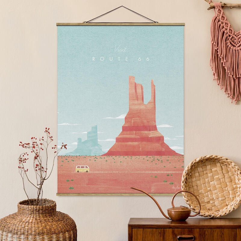 

Imagen de tela - Tourism Campaign - Route 66 - Alto 4:3 Dimensión LxA: 133.5cm x 100cm