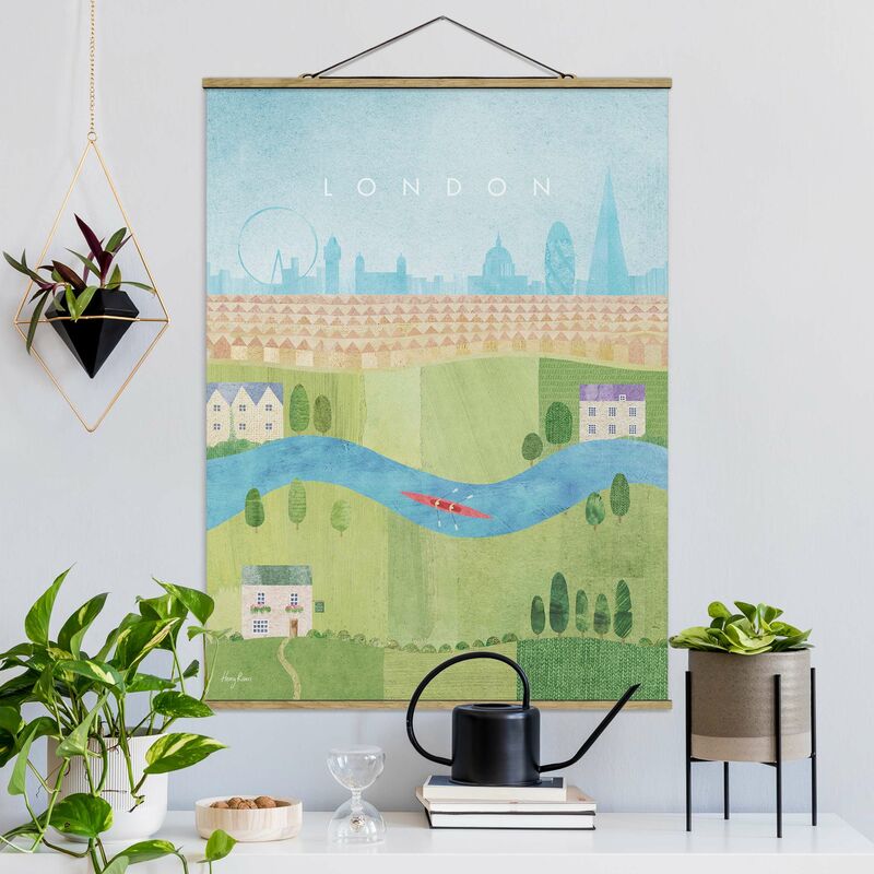 

Bilderwelten - Imagen de tela - Tourism Campaign - London II - Alto 4:3 Dimensión LxA: 46.5cm x 35cm