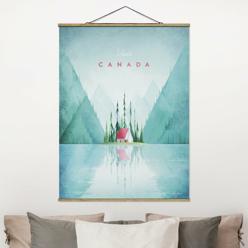 

Imagen de tela - Travel Poster - Canada - Alto 4:3 Dimensión LxA: 46.5cm x 35cm