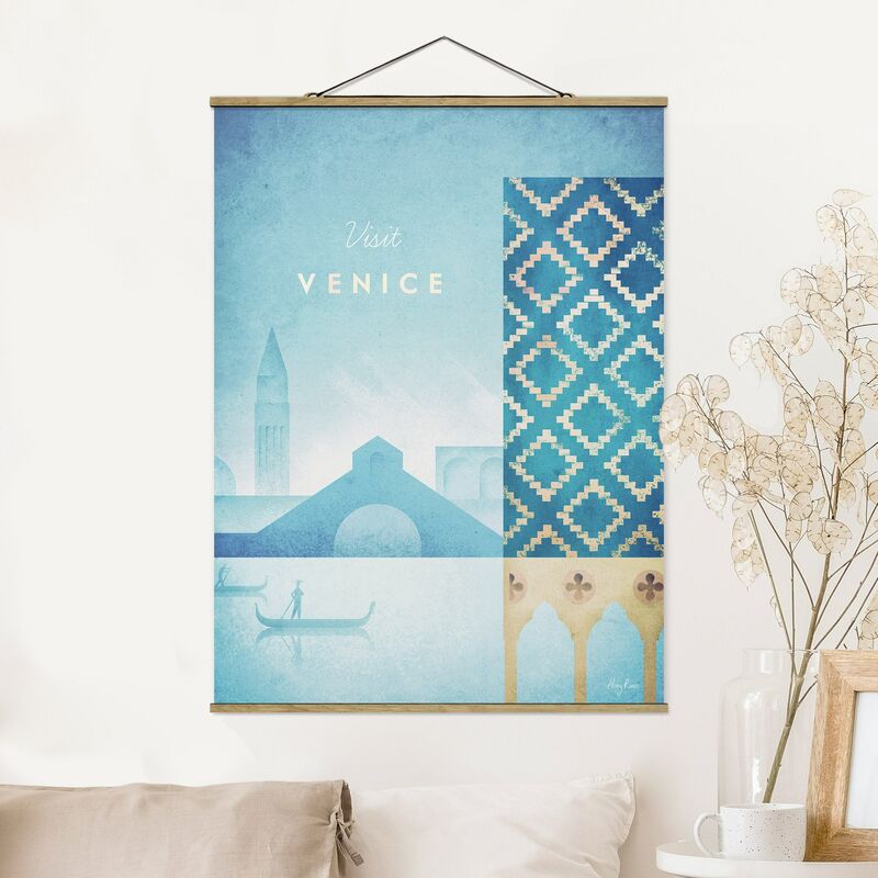 

Imagen de tela - Travel Poster - Venice - Alto 4:3 Dimensión LxA: 106.5cm x 80cm