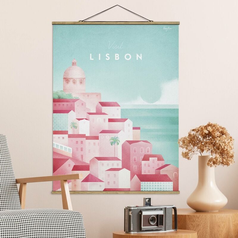 

Imagen de tela - Travel Poster - Lisbon - Alto 4:3 Dimensión LxA: 133.5cm x 100cm