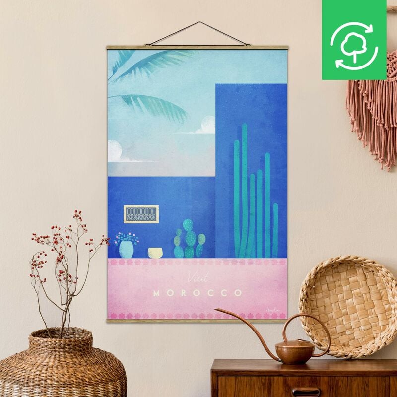 

Imagen de tela - Travel Poster - Morocco - Alto 3:2 Dimensión LxA: 150cm x 100cm