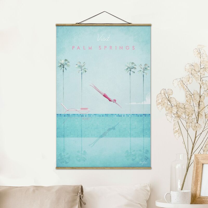 

Imagen de tela - Travel Poster - Palm Springs - Alto 3:2 Dimensión LxA: 52.5cm x 35cm