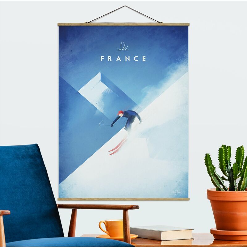 

Imagen de tela - Travel Poster - Ski In France - Alto 4:3 Dimensión LxA: 46.5cm x 35cm