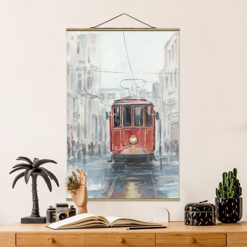 

Imagen de tela - Tram Study I - Alto 3:2 Dimensión LxA: 120cm x 80cm