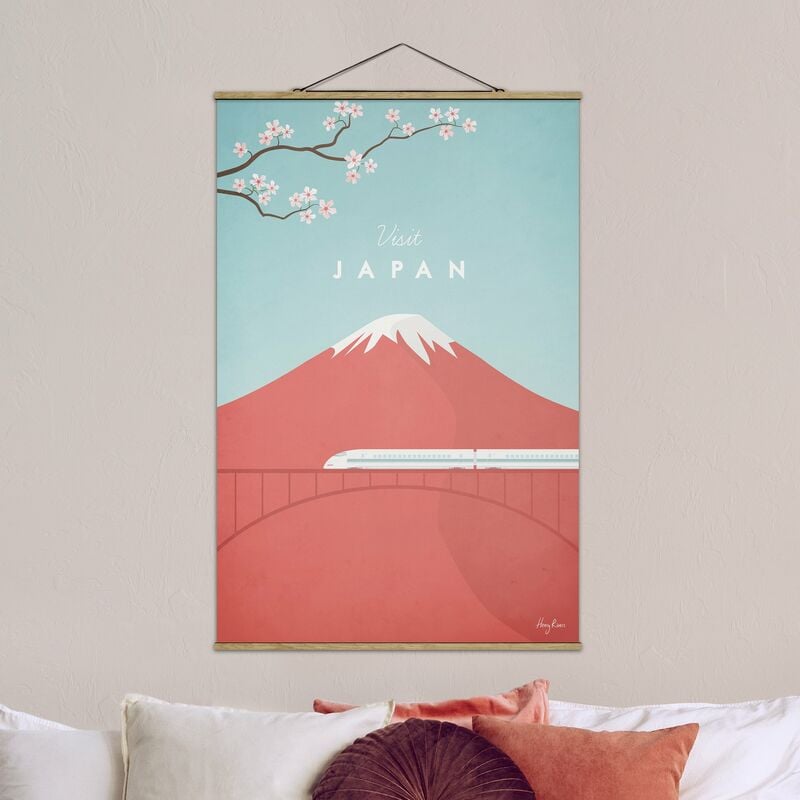 

Imagen de tela - Travel Poster - Japan - Alto 3:2 Dimensión LxA: 120cm x 80cm
