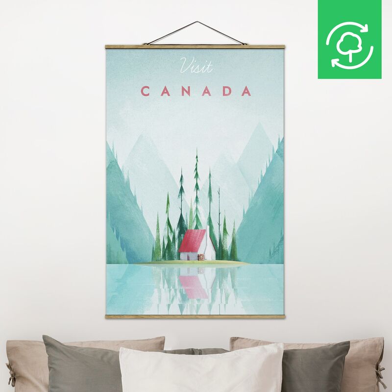 

Imagen de tela - Travel Poster - Canada - Alto 3:2 Dimensión LxA: 150cm x 100cm