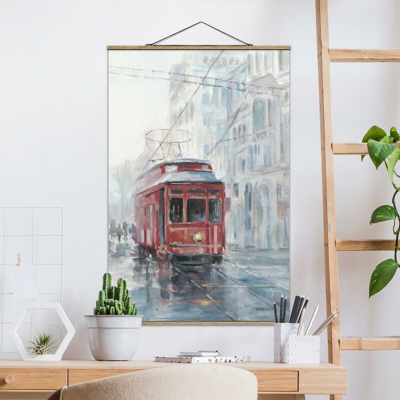 

Imagen de tela - Tram Study II - Alto 3:2 Dimensión LxA: 150cm x 100cm