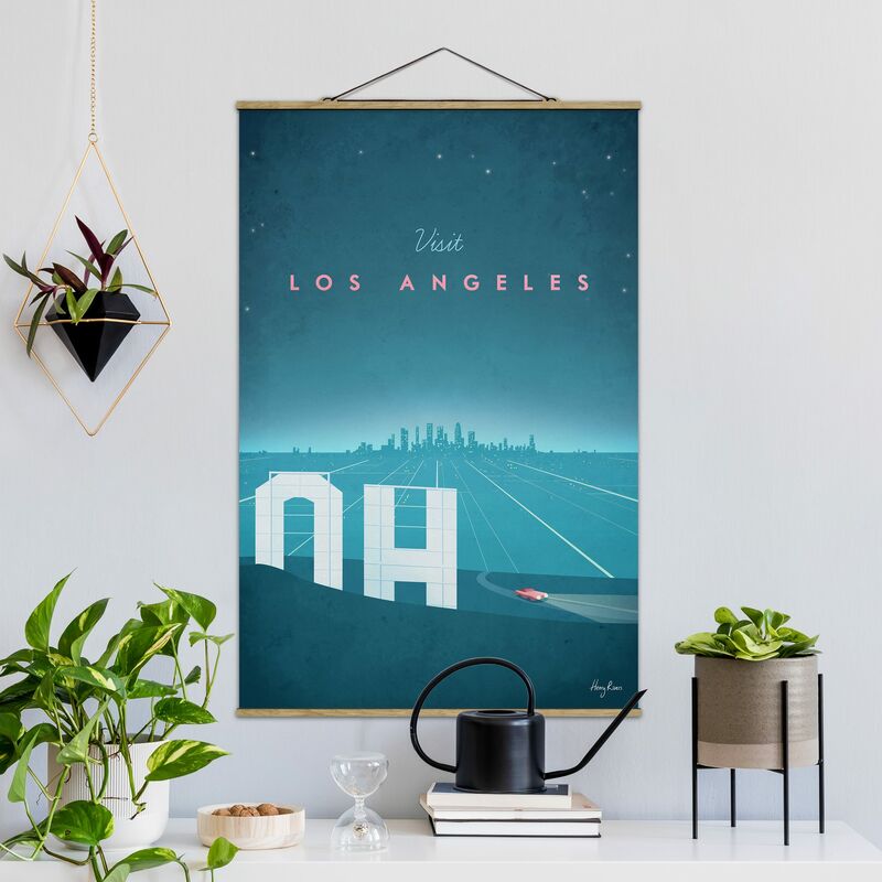 

Imagen de tela - Travel Poster - Los Angeles - Alto 3:2 Dimensión LxA: 75cm x 50cm