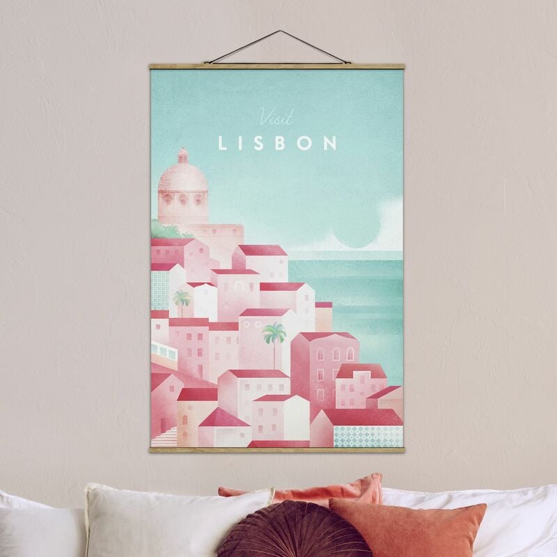 

Imagen de tela - Travel Poster - Lisbon - Alto 3:2 Dimensión LxA: 120cm x 80cm