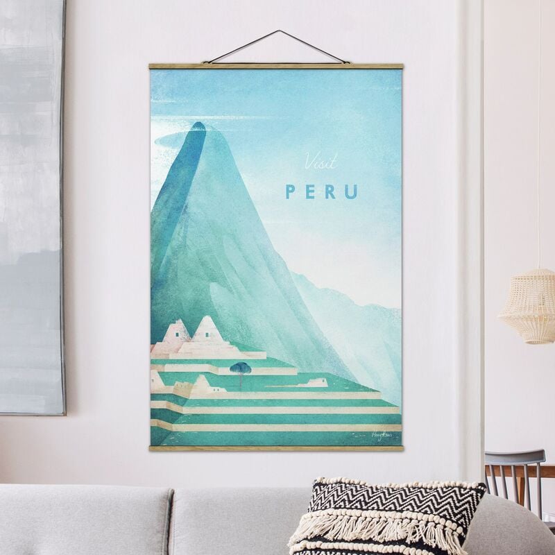 

Imagen de tela - Travel Poster - Peru - Alto 3:2 Dimensión LxA: 150cm x 100cm