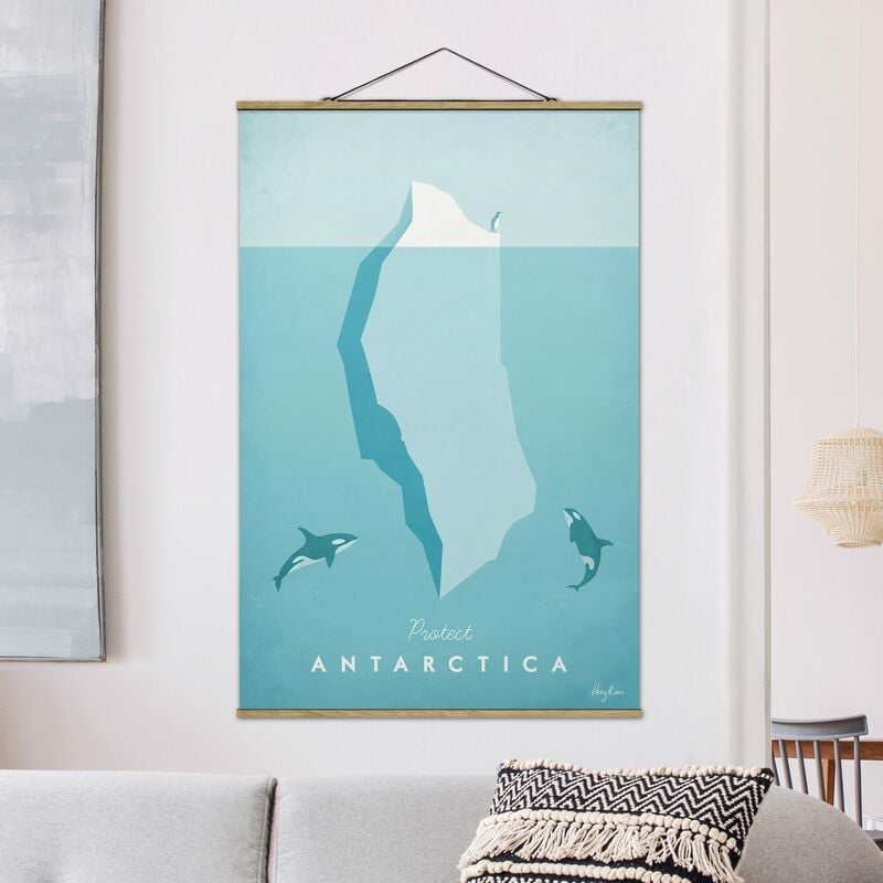 

Imagen de tela - Travel Poster - Antarctica - Alto 3:2 Dimensión LxA: 150cm x 100cm