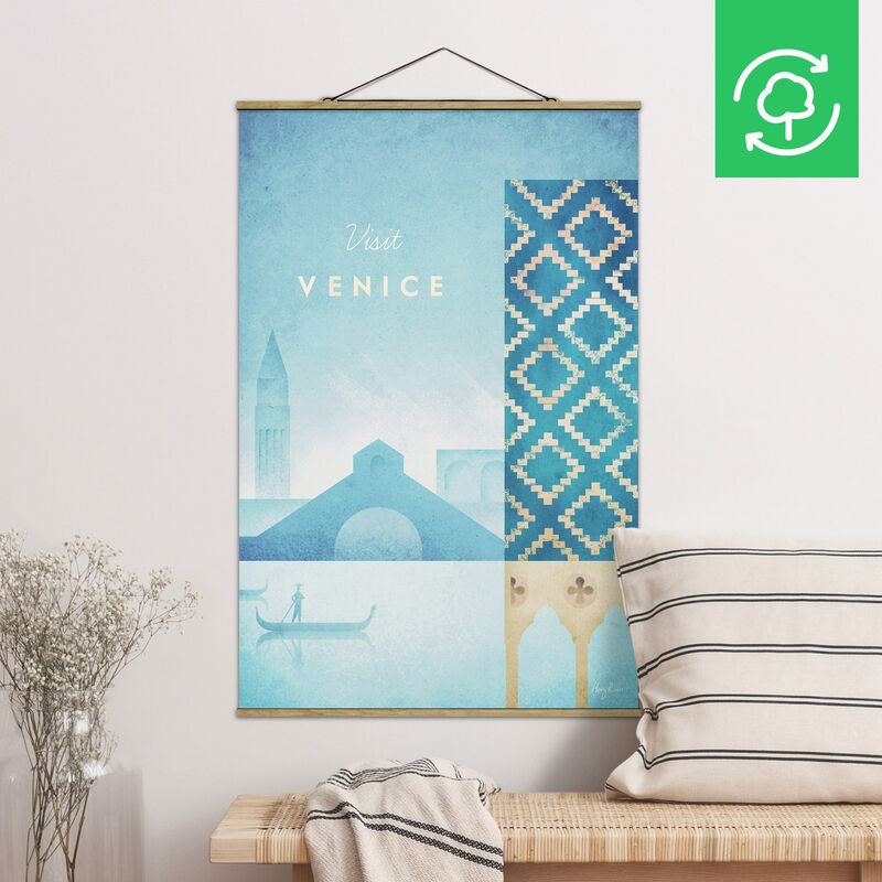 

Imagen de tela - Travel Poster - Venice - Alto 3:2 Dimensión LxA: 52.5cm x 35cm