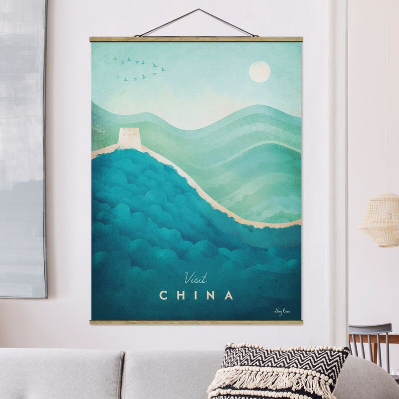 

Imagen de tela - Travel Poster - China - Alto 4:3 Dimensión LxA: 133.5cm x 100cm