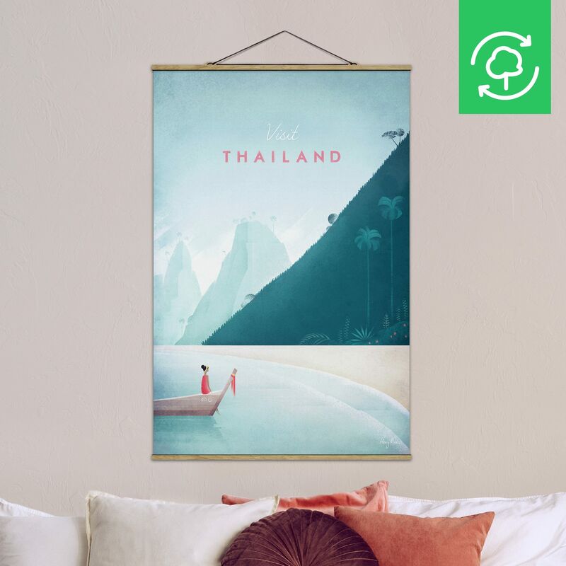 

Imagen de tela - Travel Poster - Thailand - Alto 3:2 Dimensión LxA: 52.5cm x 35cm