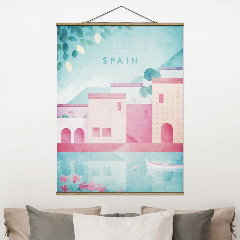 

Bilderwelten - Imagen de tela - Travel Poster - Spain - Alto 4:3 Dimensión LxA: 46.5cm x 35cm