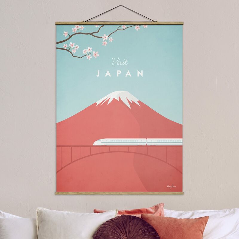 

Imagen de tela - Travel Poster - Japan - Alto 4:3 Dimensión LxA: 106.5cm x 80cm