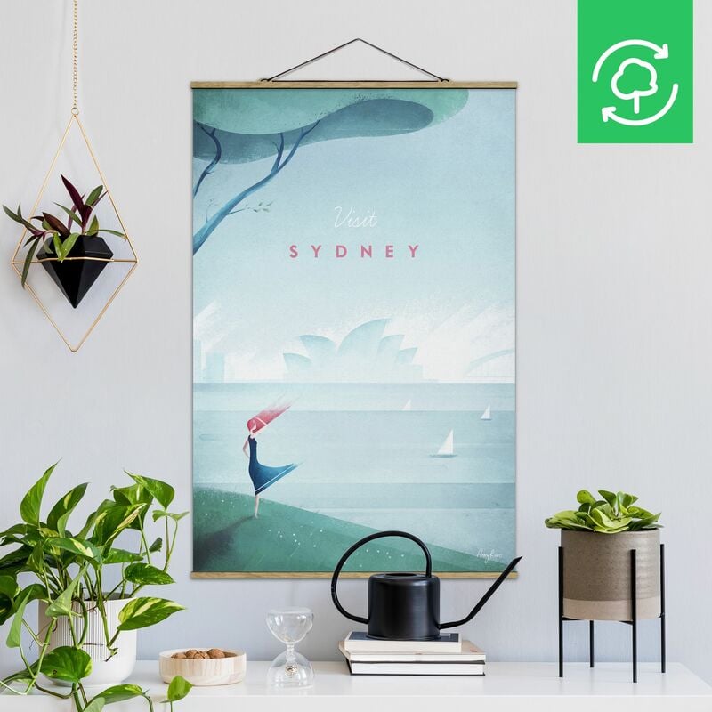 

Imagen de tela - Travel Poster - Sidney - Alto 3:2 Dimensión LxA: 120cm x 80cm