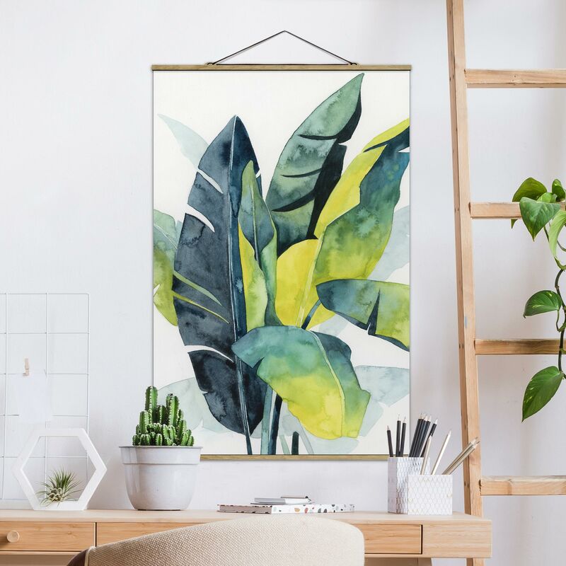 

Imagen de tela - Tropical Foliage - Banana - Alto 3:2 Dimensión LxA: 52.5cm x 35cm