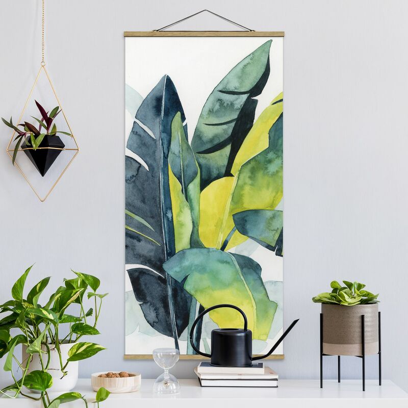 

Imagen de tela - Tropical Foliage - Banana - Alto 2:1 Dimensión LxA: 70cm x 35cm