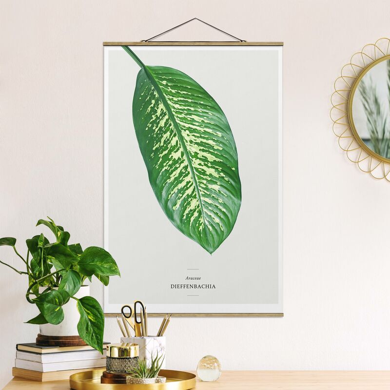 

Imagen de tela - Tropical Leaf Dieffenbachia - Alto 3:2 Dimensión LxA: 52.5cm x 35cm