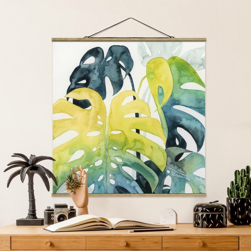 

Imagen de tela - Tropical Foliage - Monstera - Cuadrado 1:1 Dimensión LxA: 100cm x 100cm
