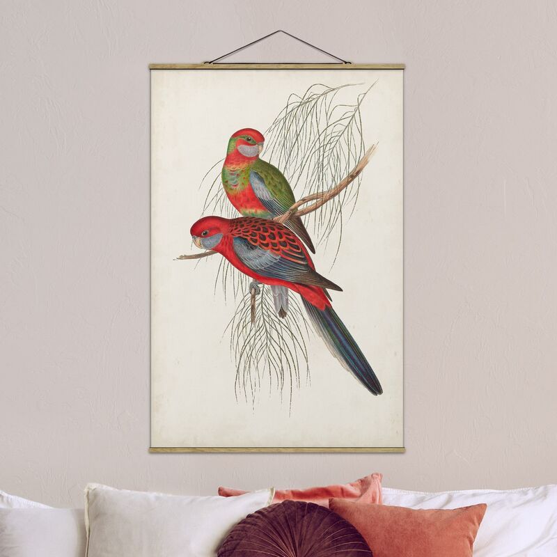 

Imagen de tela - Tropical Parrot III - Alto 3:2 Dimensión LxA: 120cm x 80cm