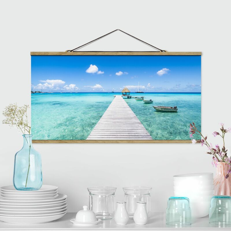 

Imagen de tela - Tropical Vacation - Apaisado 1:2 Dimensión LxA: 40cm x 80cm