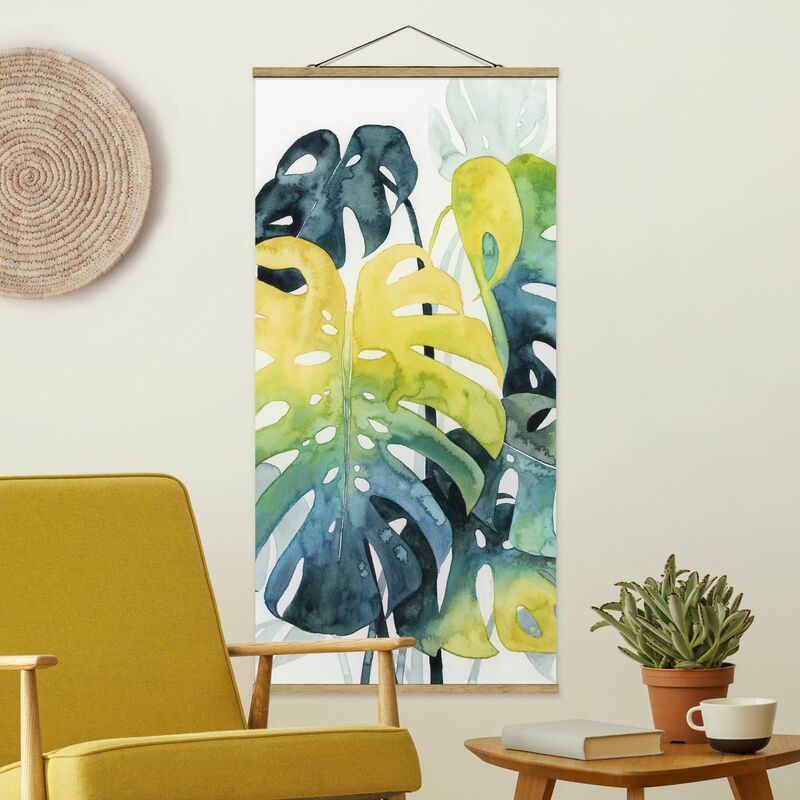 

Imagen de tela - Tropical Foliage - Monstera - Alto 2:1 Dimensión LxA: 70cm x 35cm