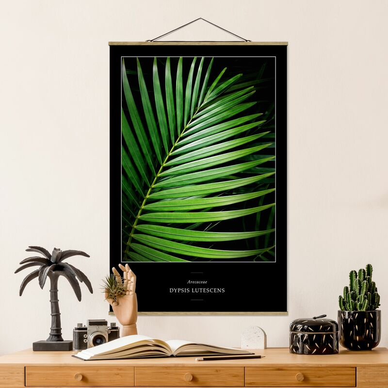 

Imagen de tela - Tropical Palm Leaf - Alto 3:2 Dimensión LxA: 52.5cm x 35cm