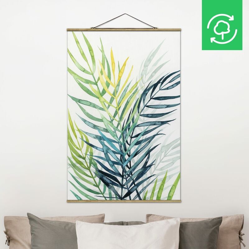 

Imagen de tela - Tropical Foliage - Palm Tree - Alto 3:2 Dimensión LxA: 52.5cm x 35cm