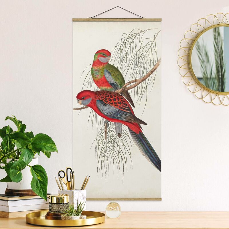 

Imagen de tela - Tropical Parrot III - Alto 2:1 Dimensión LxA: 70cm x 35cm