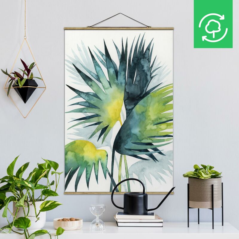 

Imagen de tela - Tropical Foliage - Fan Palm - Alto 3:2 Dimensión LxA: 52.5cm x 35cm