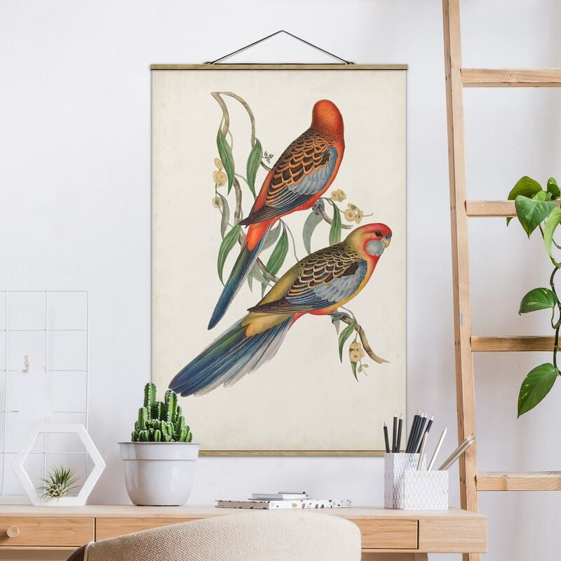 

Imagen de tela - Tropical Parrot II - Alto 3:2 Dimensión LxA: 75cm x 50cm