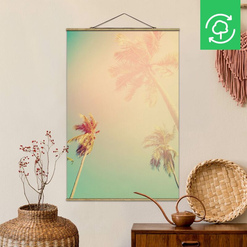 

Bilderwelten - Imagen de tela - Tropical Plants Palms At Sunset III - Alto 3:2 Dimensión LxA: 52.5cm x 35cm