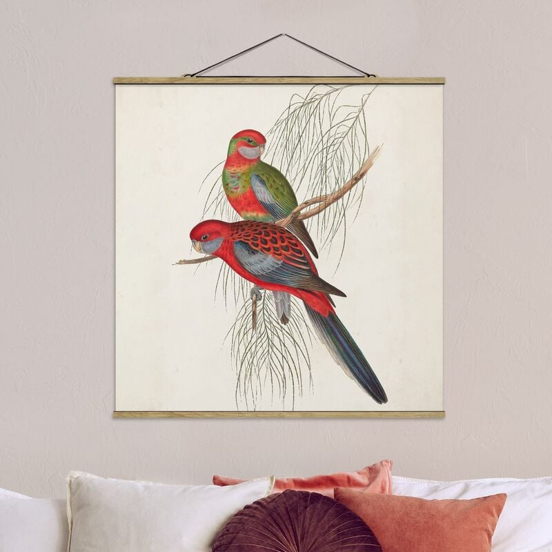 

Imagen de tela - Tropical Parrot III - Cuadrado 1:1 Dimensión LxA: 100cm x 100cm