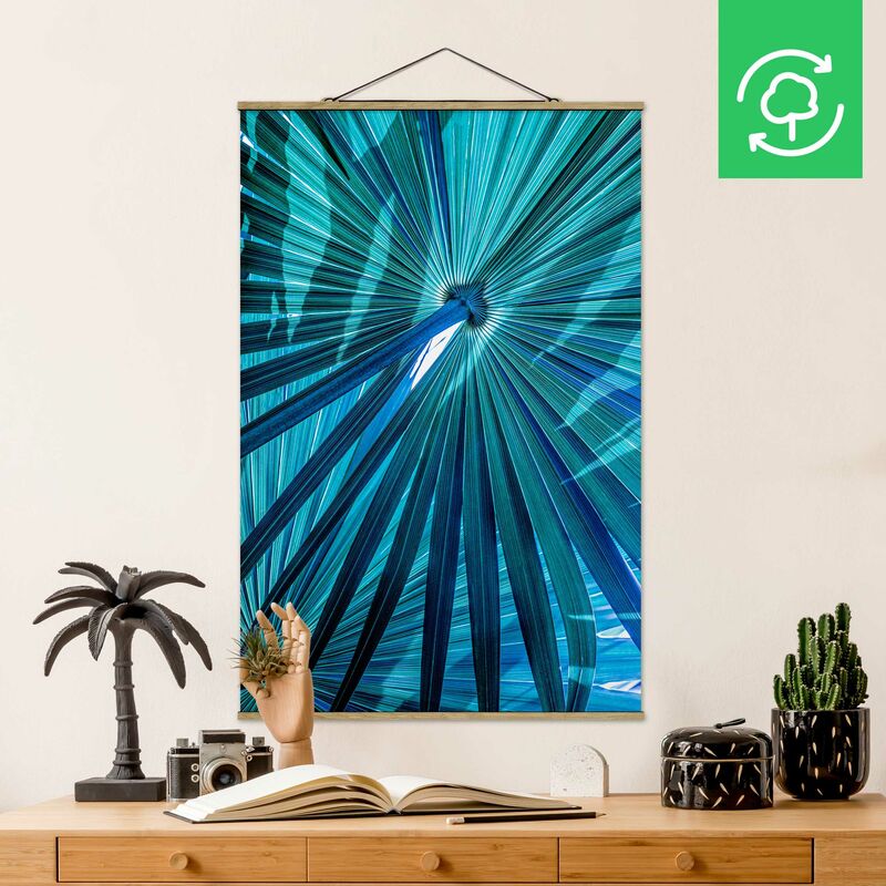 

Imagen de tela - Tropical Plants Palm Leaf In Turquoise - Alto 3:2 Dimensión LxA: 150cm x 100cm