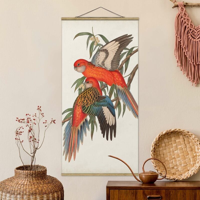 

Imagen de tela - Tropical Parrot I - Alto 2:1 Dimensión LxA: 70cm x 35cm