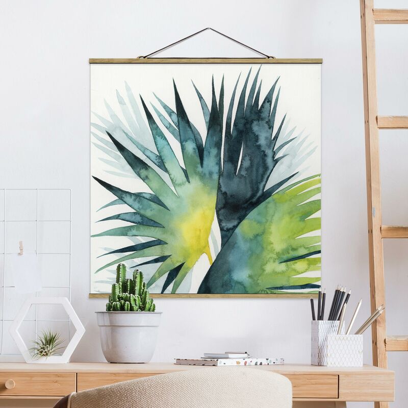 

Imagen de tela - Tropical Foliage - Fan Palm - Cuadrado 1:1 Dimensión LxA: 100cm x 100cm