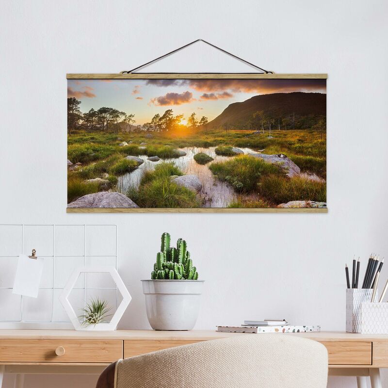

Imagen de tela - Tverrdalsbekken In Norway - Apaisado 1:2 Dimensión LxA: 40cm x 80cm