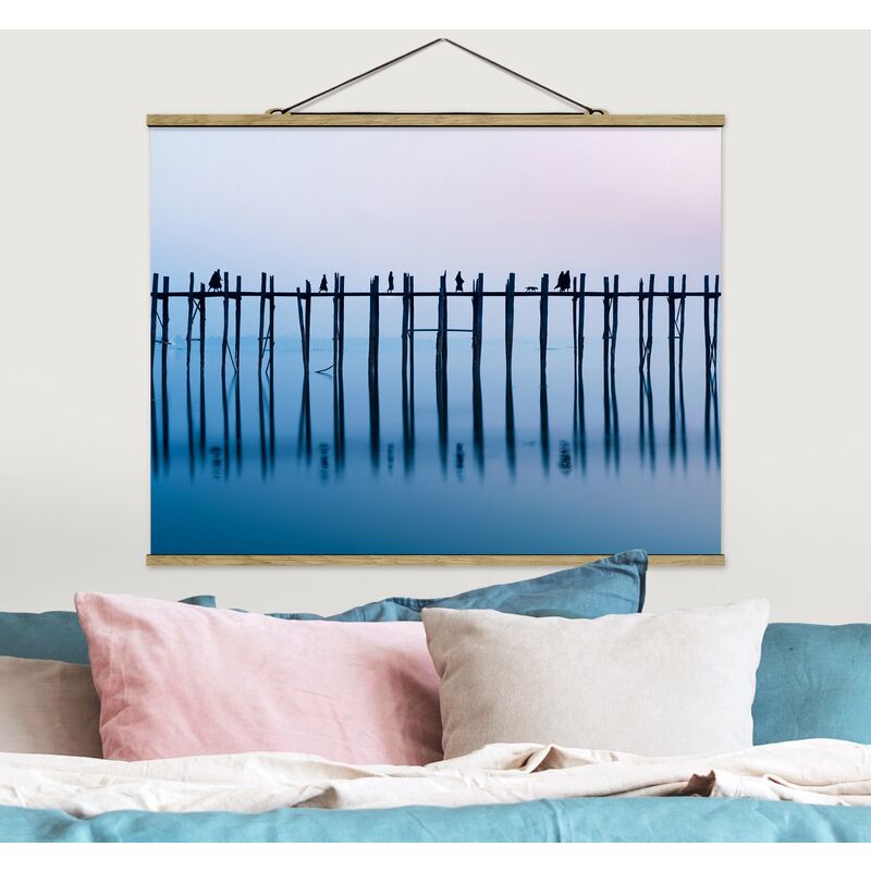 

Imagen de tela - U Bein Bridge In Myanmar - Apaisado 3:4 Dimensión LxA: 26cm x 35cm