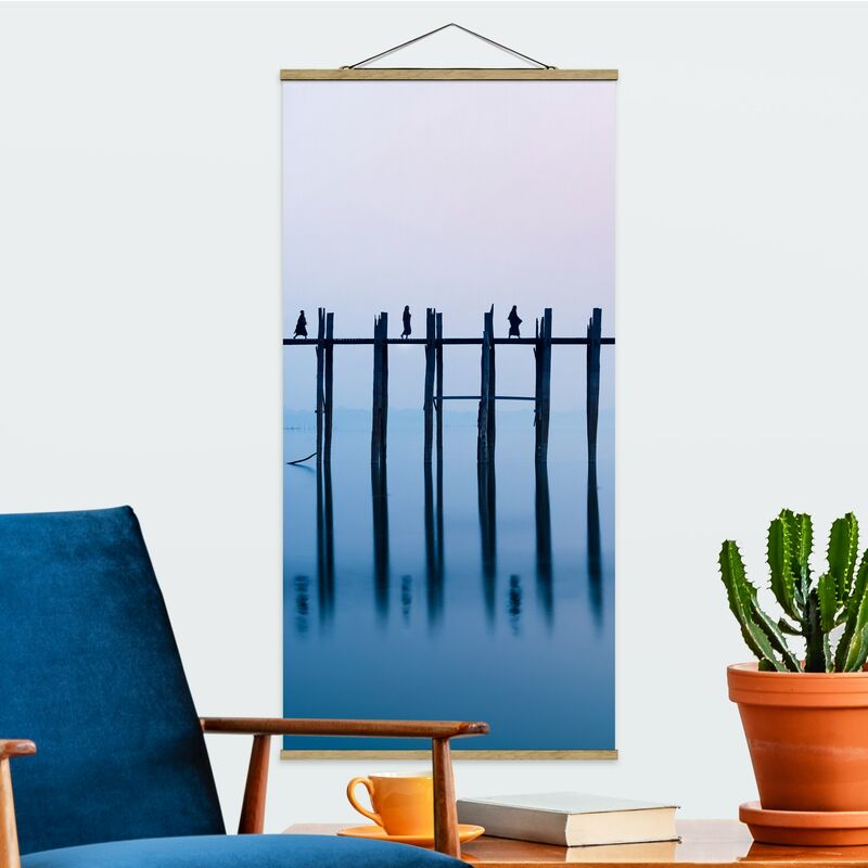

Imagen de tela - U Bein Bridge In Myanmar - Alto 2:1 Dimensión LxA: 100cm x 50cm