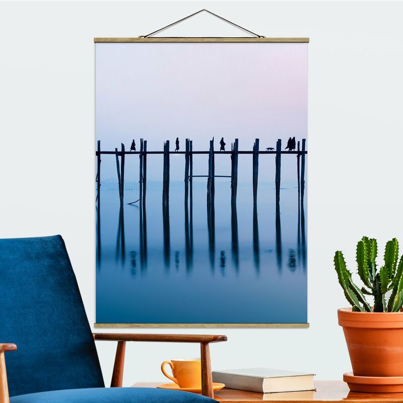 

Imagen de tela - U Bein Bridge In Myanmar - Alto 4:3 Dimensión LxA: 106.5cm x 80cm