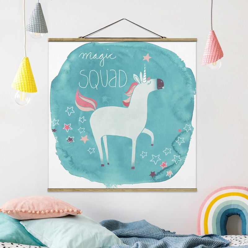 

Imagen de tela - Unicorn Force - Magic - Cuadrado 1:1 Dimensión LxA: 35cm x 35cm